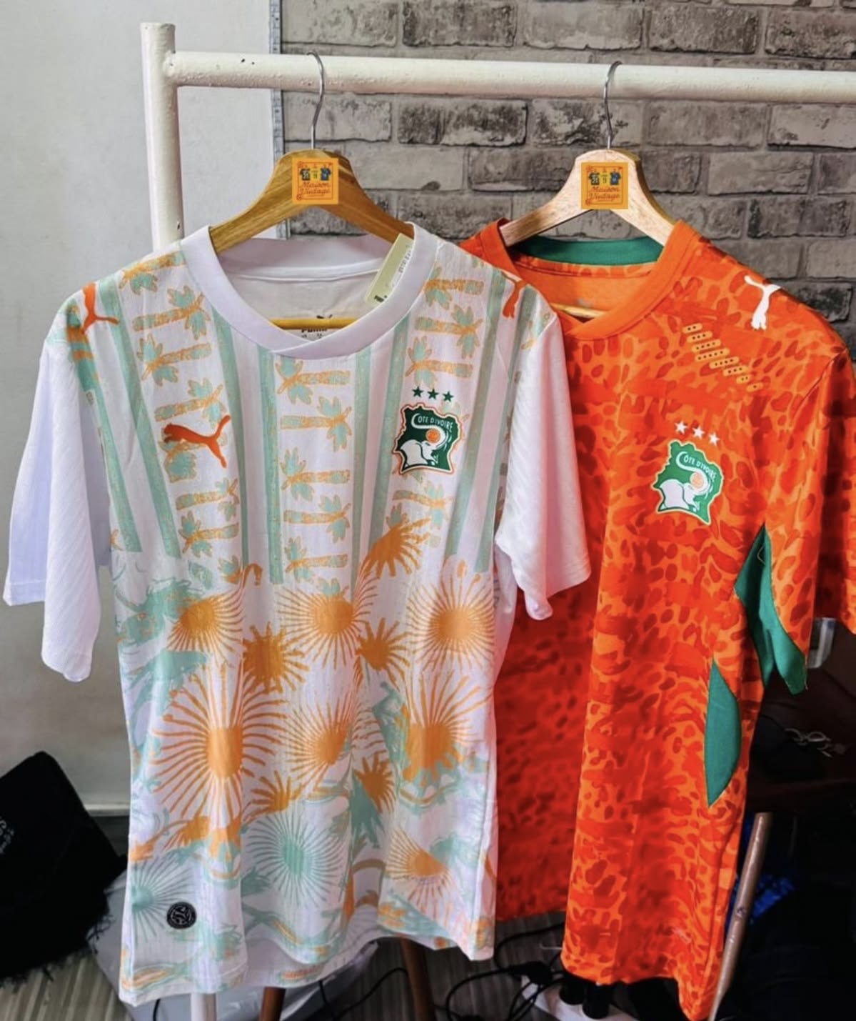 Maillot Côte d’Ivoire · blanc / orange