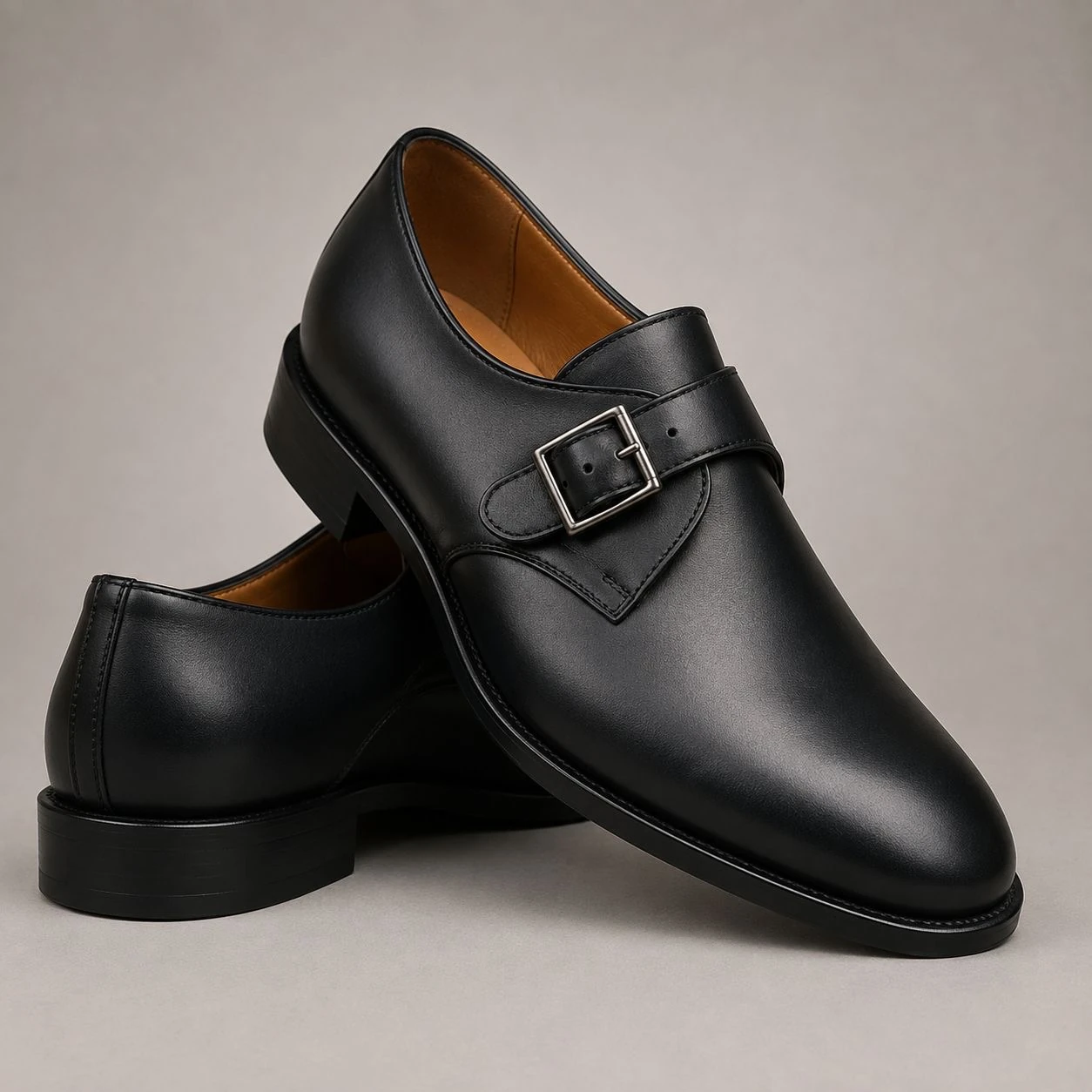 Mocassin Double Boucle Noir